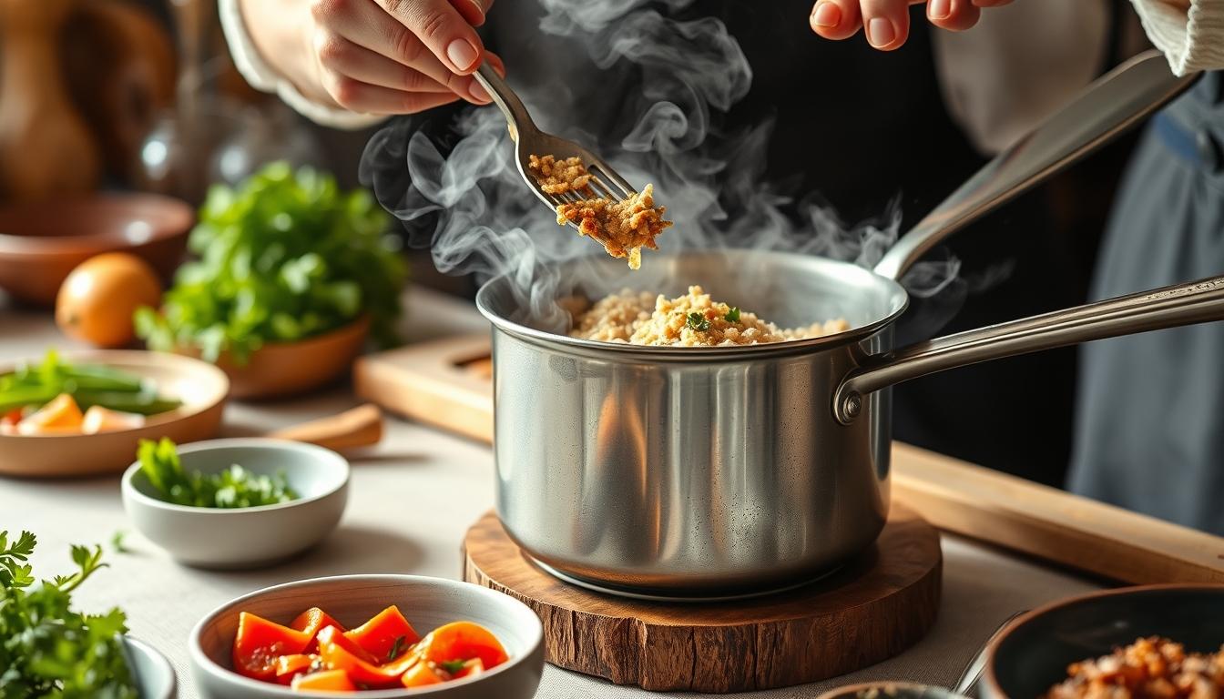 Freshly baked homemade cake in a kitchen setting