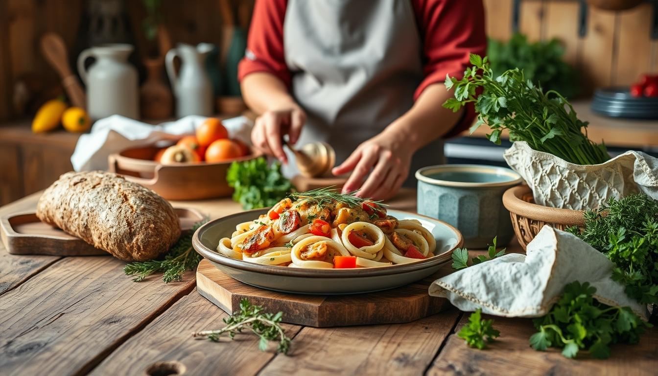 Healthy home cooking bowl
