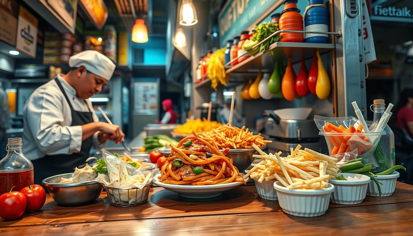 Comforting family dinner served at home